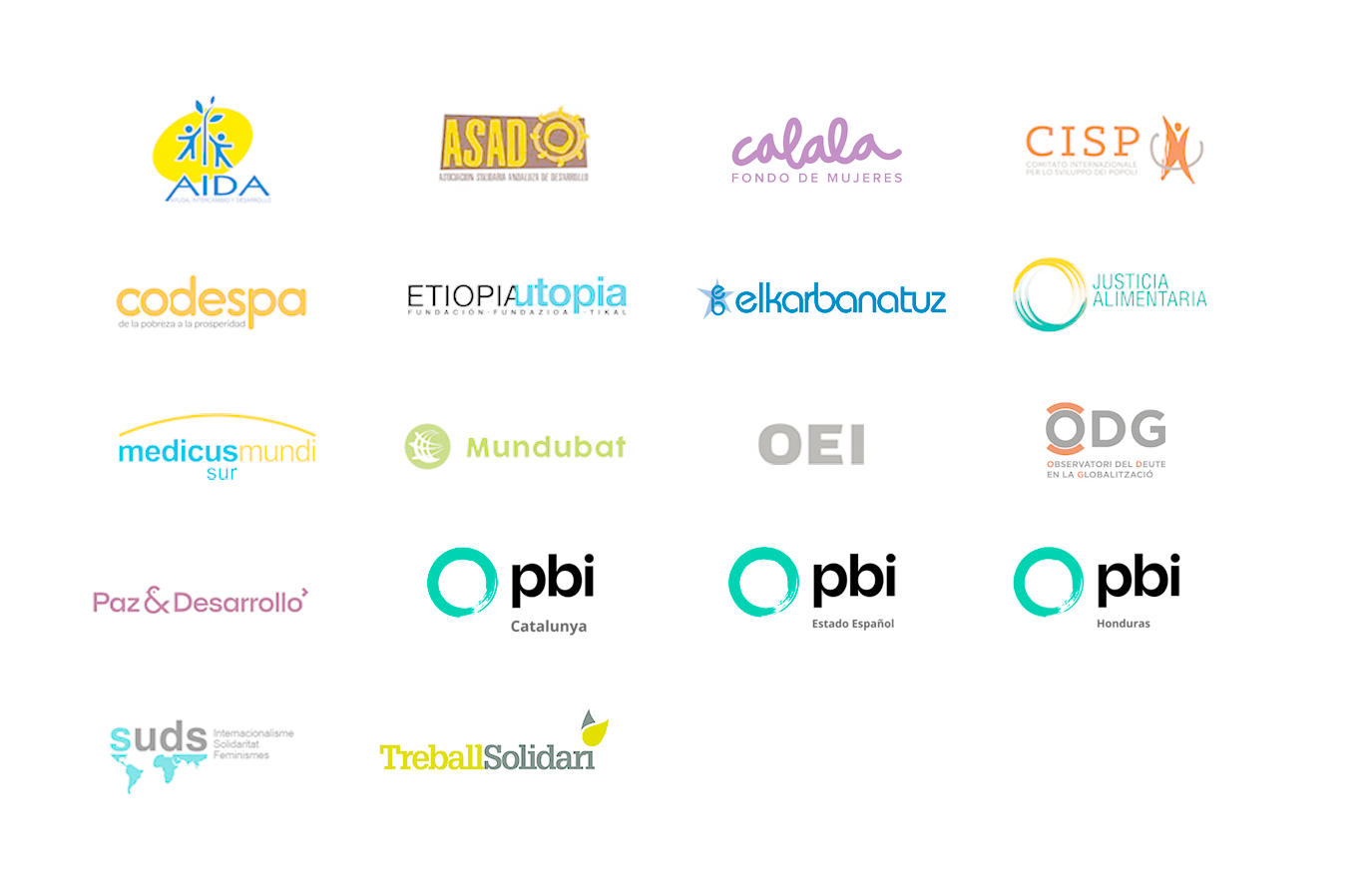 Logos ONGs Comunidad GONG Junio 2025