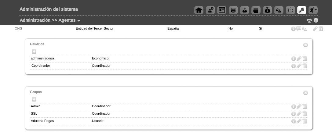 Permisos sobre agentes
