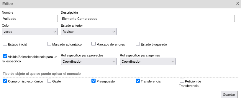 Filtrar marcado por rol