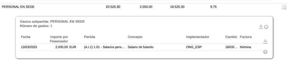 Icono mas información listado gastos